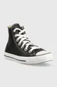 Converse - Δερμάτινα ελαφριά παπούτσια μαύρο
