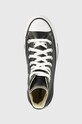Converse - Δερμάτινα ελαφριά παπούτσια μαύρο C132170.D