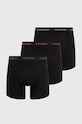 Боксери Calvin Klein Underwear 3-pack трикотаж чорний 0000U2662G