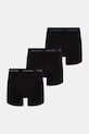 Calvin Klein Underwear boksarice moške bombažne z elastanom paket 3 kosov črna 0000U2662G