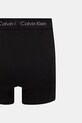 Calvin Klein Underwear boksarice moške bombažne z elastanom paket 3 kosov 0000U2662G črna