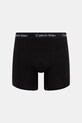 Odzież Calvin Klein Underwear bokserki męskie bawełniane z elastanem 3-pack 0000U2662G czarny