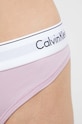 Oblečenie Tangá Calvin Klein Underwear 0000F3786E fialová
