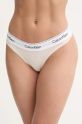 Tange Calvin Klein Underwear natpis bež 0000F3786E