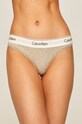 Стринги Calvin Klein Underwear аплікація сірий 0000F3786E