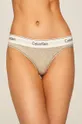 szary Calvin Klein Underwear -  Stringi Damski