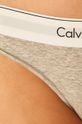 szary Calvin Klein Underwear -  Stringi