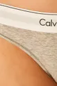 szary Calvin Klein Underwear -  Stringi