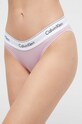 Calvin Klein Underwear figi nadruk fioletowy 0000F3787E