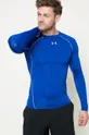 niebieski Under Armour - Longsleeve HeatGear® Armour Long Sleeve Compression Shirt 1257471 Męski