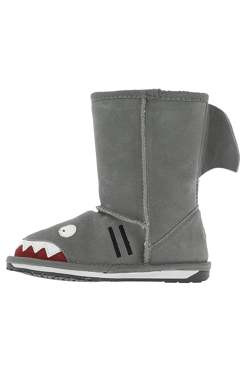 Emu Australia - Dětské nízké kozačky Shark Putt Svršek: Ovčí kůže, Semišová kůže Vnitřek: Merino vlna Podrážka: Umělá hmota