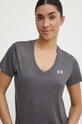 Tréningové tričko Under Armour Tech V výstrih sivá 1255839