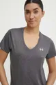 siva Majica kratkih rukava za trening Under Armour Tech Ženski