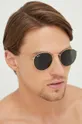 złoty Ray-Ban okulary przeciwsłoneczne ROUND METAL Męski