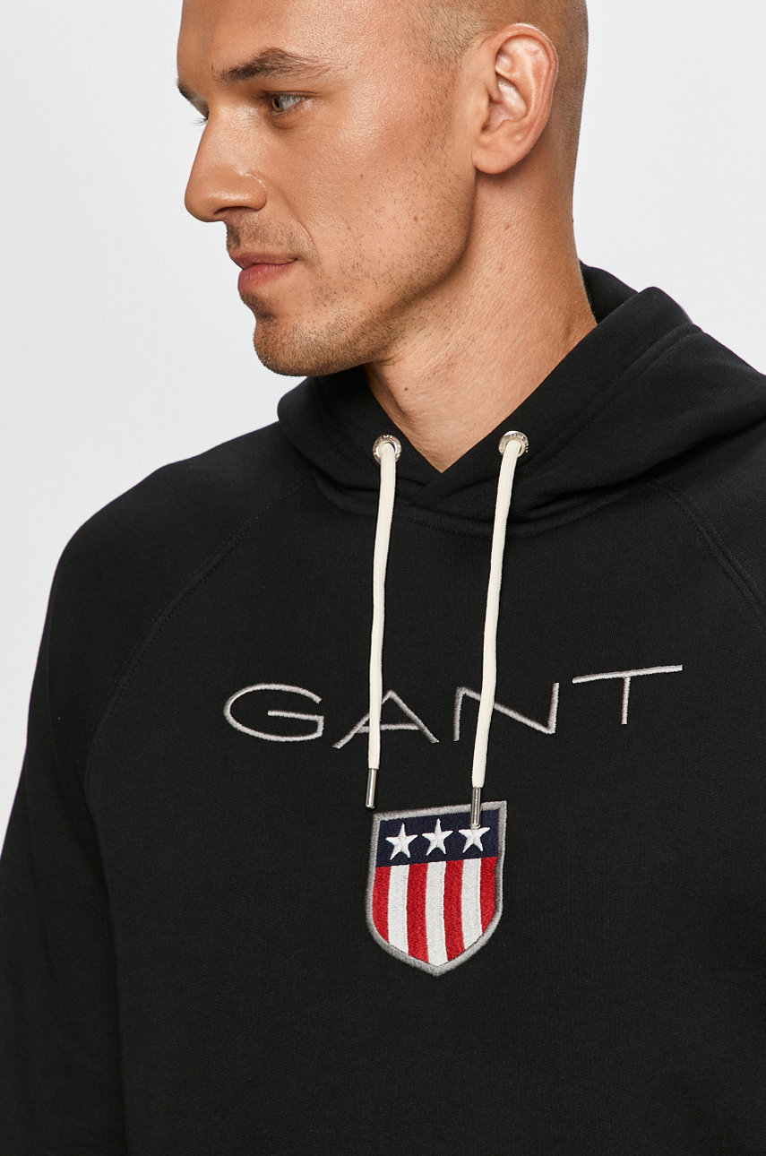 czarny Gant - Bluza 276310