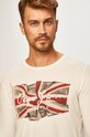 Pepe Jeans - Tričko s dlouhým rukávem bílá PM501326