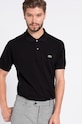 Lacoste - Poló sima fekete L1212.031