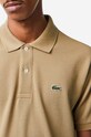 Lacoste polo bawełniane beżowy L1212