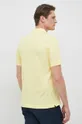 Βαμβακερό μπλουζάκι πόλο Lacoste κίτρινο