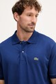 Lacoste polo bawełniane granatowy L1212