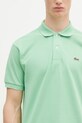 Lacoste polo de bumbac verde L1212