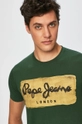 zelená Pepe Jeans - Pánske tričko Charing