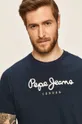 granatowy Pepe Jeans - T-shirt