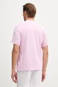 Odzież Lacoste T-shirt męski bawełniany TH7618 różowy