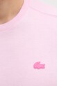 Lacoste T-shirt męski bawełniany TH7618 różowy
