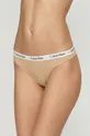 béžová Calvin Klein Underwear - Tangá (3-pak) Dámsky