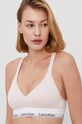 Športová podprsenka Calvin Klein Underwear bez kostíc ružová 000QF1654E.