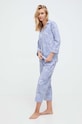 Lauren Ralph Lauren pijamale de bumbac set albastru I819702