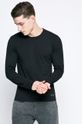 černá Pepe Jeans - Tričko s dlouhým rukávem Pánský