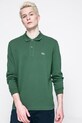 Lacoste longsleeve bawełniany gładkie zielony L1312