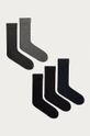 grafitová Jack & Jones - Ponožky (4-pak) Pánsky