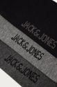 Jack & Jones - Ponožky (4-pak) grafitová