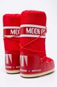 czerwony Moon Boot - Śniegowce Nylon
