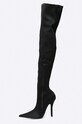 Obuv Public Desire - Vysoké čižmy REFUGE.BLACK čierna