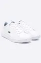 Lacoste - Detské topánky Carnaby biela