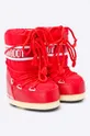 Moon Boot - Μπότες χιονιού dziecięce Nylon Rosso κόκκινο