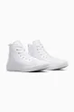 Converse - Πάνινα παπούτσια Chuck Taylor All Star Leather λευκό