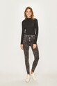Tally Weijl - Jeansy Rana SPADERANA czarny AW20