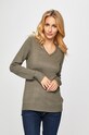 Vila sweter szpic zielony 14042769