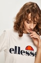 Bavlnené tričko Ellesse biela SGS03237