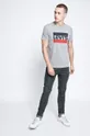 Levi's - Pánske tričko Mainline Graphic sivá