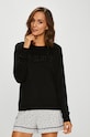 DKNY - Μπλούζα πιτζάμας πάνω μέρος μαύρο YI3419330