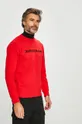червоний Calvin Klein Jeans - Бавовняна кофта