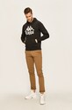 Kappa - Bluza 705322 czarny SS20