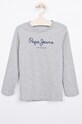 Pepe Jeans - Longsleeve copii New Herman 92-180 cm print gri PB501010.