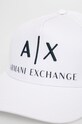 Akcesoria Armani Exchange czapka 954039.CC513 biały